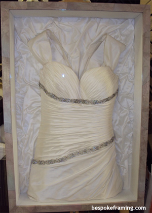 Framed wedding dress