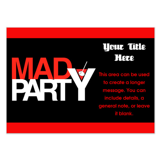 2900588.more views.invite.template How to Throw a Mad Men Party at Your Home