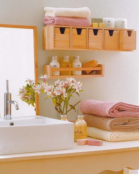 Des astuces pour un rangement optimal! - Bricolage maison  Restroom decor,  Small bathroom decor, Bathroom design decor