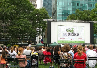 Summer in New York: Broadway in Bryant Park