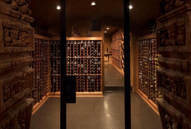 We've heard of home libraries before, but a wine library? The expansive cellar in this Montecito, CA property listed by Susan Conger is a true collector's dream.