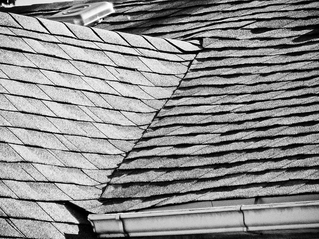 Curled Roof Shingles