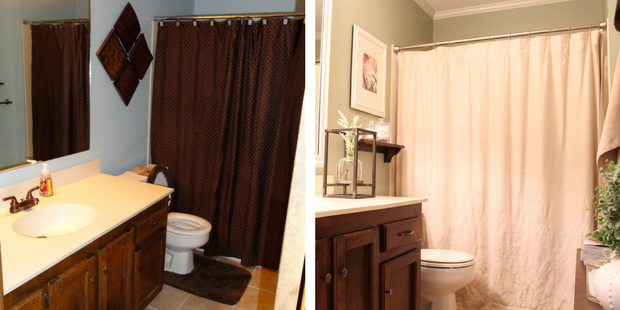 Guest Bathroom Before & After