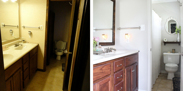 Master Bath Before & After
