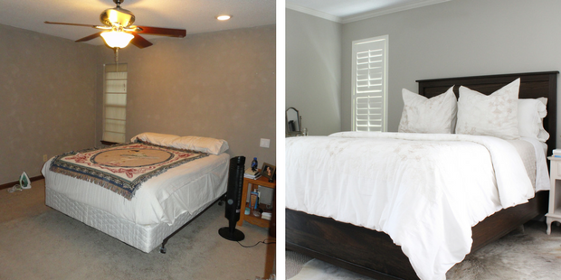 Master Bedroom Before & After