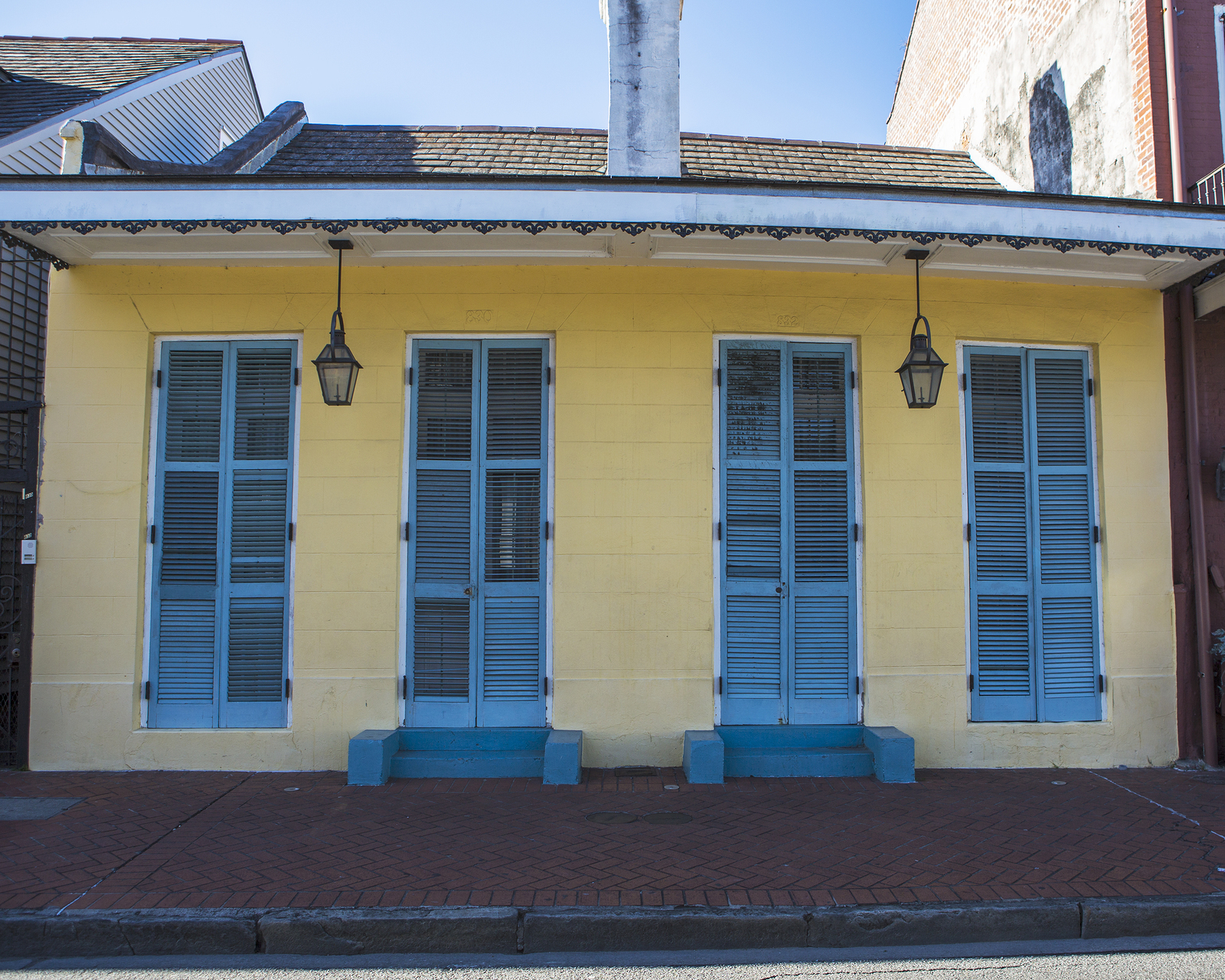 A home in the Frensch Quarter of New Orleans in Louisiana.