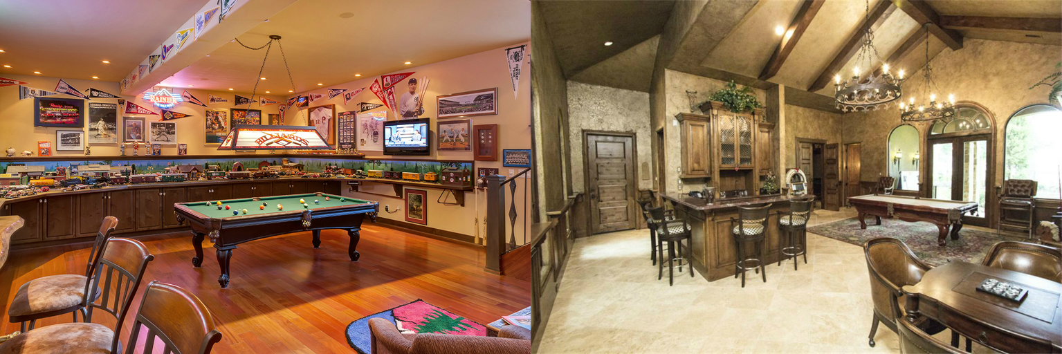 New York baseball man cave  Attic rooms, Baseball man cave, Man cave home  bar