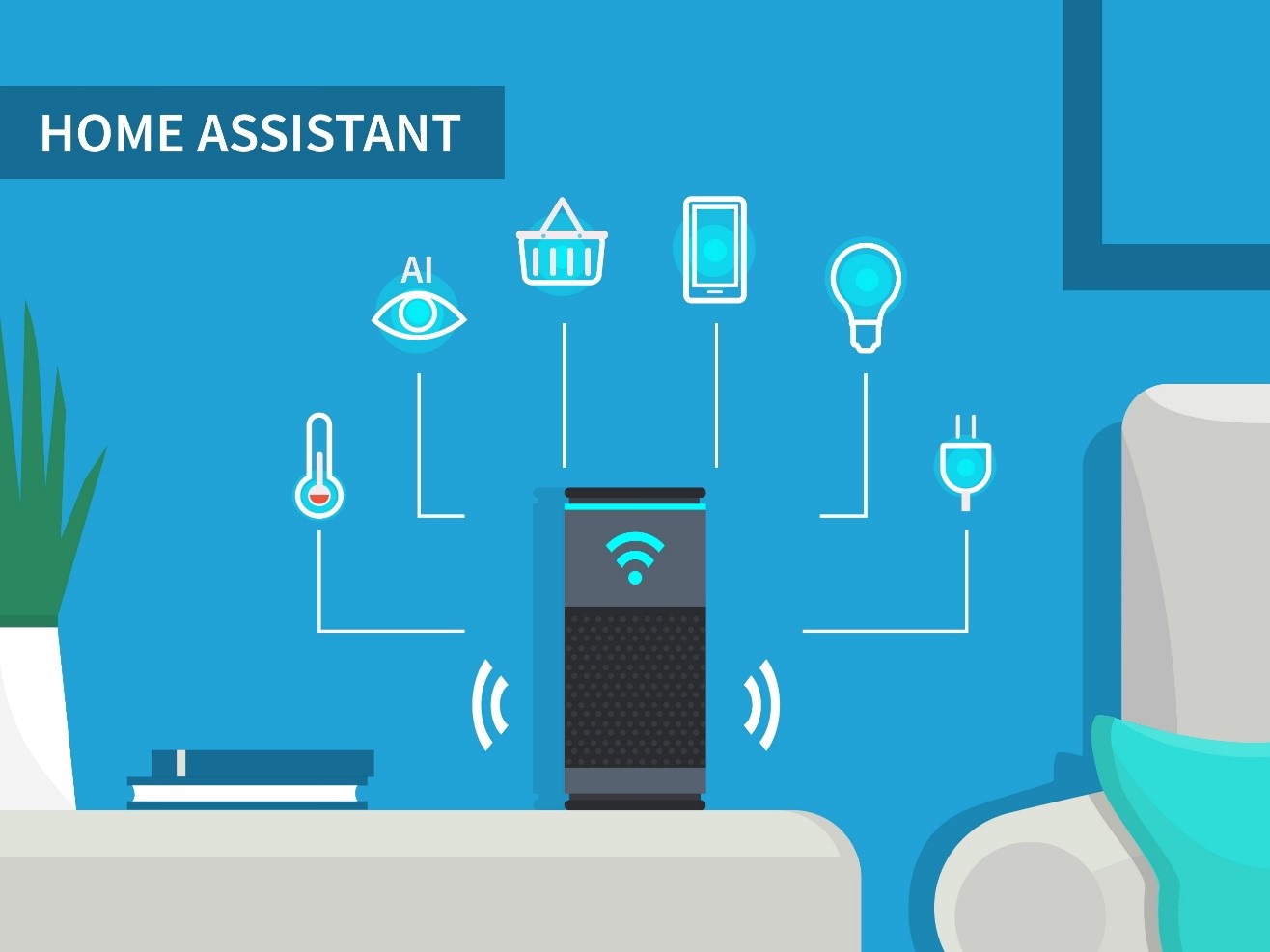 Smarter home assistant. Home Assistant умный дом. Умный дом управление голосом. Умный дом обои. Обои для Home Assistant.