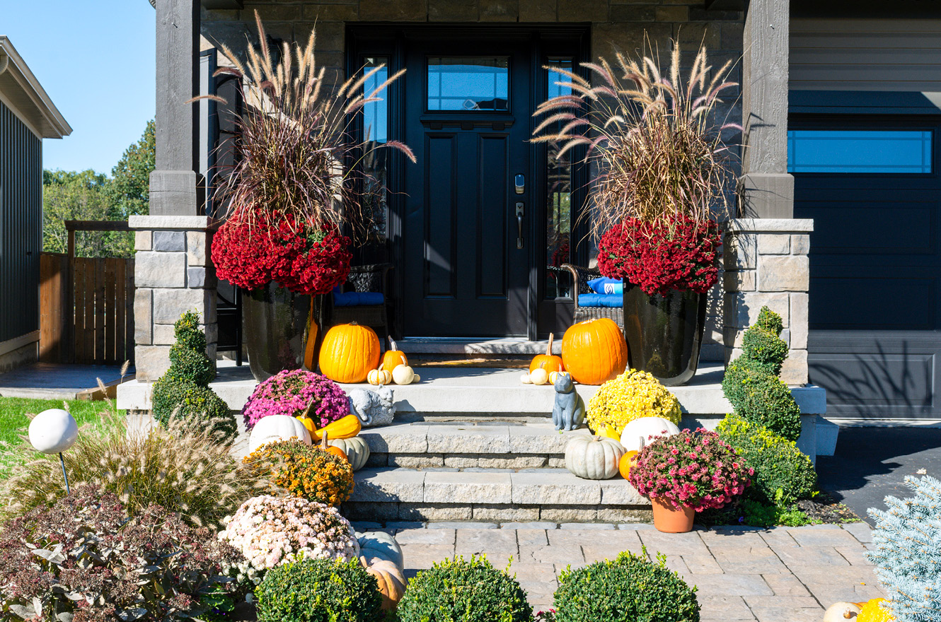 fall curb appeal